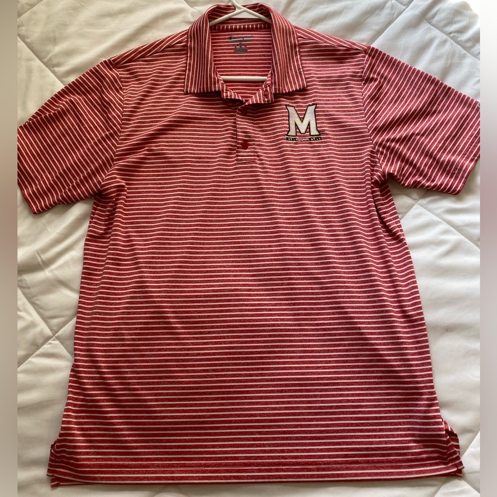 University of Maryland polo.